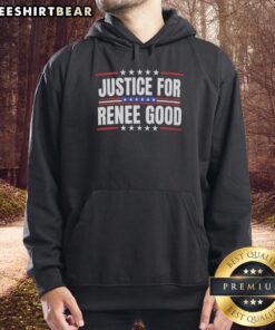 Official Justice for Renee Nicole Good Minneapolis hoodie featuring bold graphics and a comfortable fit.