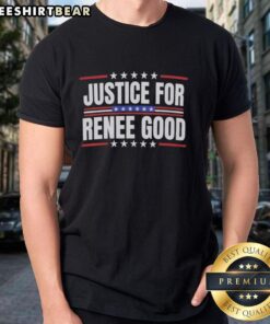 Official Justice For Renee Nicole Good Minneapolis T-Shirt featuring a bold design supporting justice and community awareness.