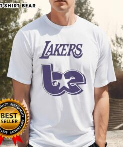 Official Lakers Be X Billie Eilish basketball T-shirt featuring unique design and vibrant colors for fans and fashion enthusiasts.
