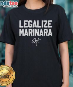Official Legalize Marinara Ladies Tee featuring a fun pasta design, perfect for food lovers and casual wear.