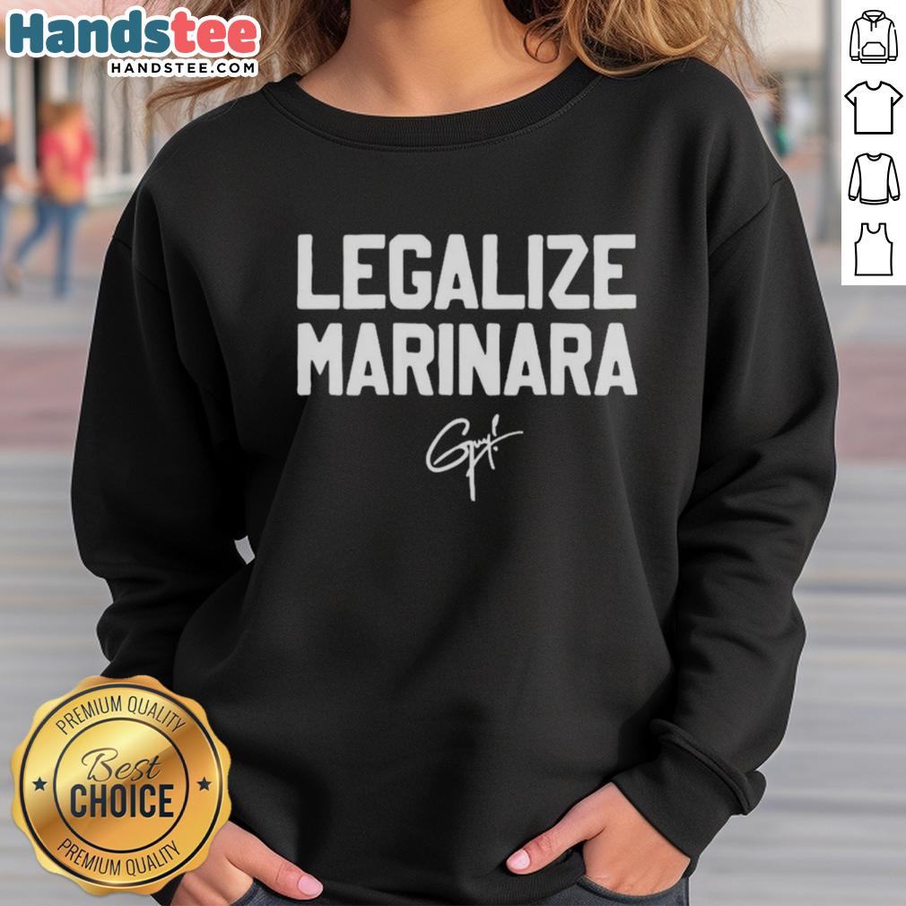official-legalize-marinara-sweatshirt Official Legalize Marinara Sweatshirt featuring a bold graphic design, perfect for pasta lovers and food enthusiasts.