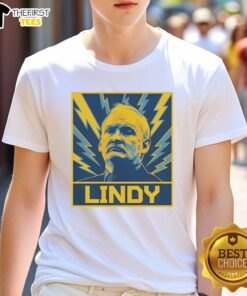 Alt Text: Official Lindy Ruff Buffalo Sabres Hockey T-Shirt featuring team colors and logo, perfect for Sabres fans.