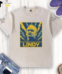 Official Lindy Ruff Buffalo Sabres Hockey washed t-shirt featuring team colors and logo, perfect for fans.