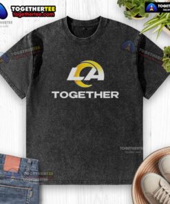 Official Los Angeles Rams Together Washed T-Shirt featuring team logo and stylish design for fans and casual wear.
