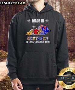 Alt Text: Official Made in Kentucky A Long Long Time Ago State Mashup Logo hoodie featuring unique team designs and vibrant colors.