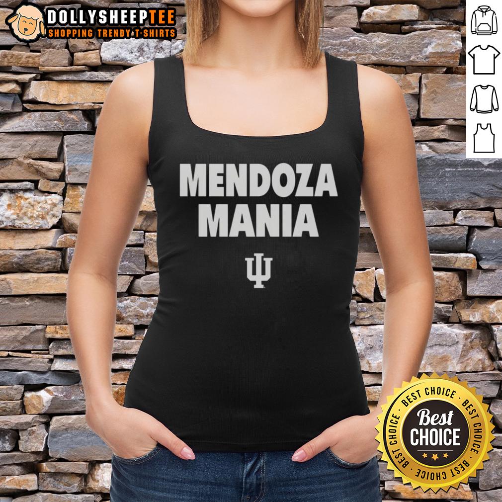 Official Mendoza Mania Indiana Hoosiers Logo Tank Top Official Mendoza Mania Indiana Hoosiers logo tank top featuring vibrant team colors and stylish design for fans.