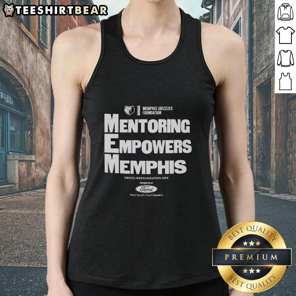 official-mentoring-empowers-memphis-grizzlies-tank-top Official Mentoring Empowers Memphis Grizzlies tank top featuring team logo and vibrant colors, perfect for fans.