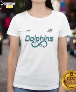 Miami Dolphins NFL Elvis Presley Loves You fan ladies tee featuring vibrant graphics and a stylish design for fans.