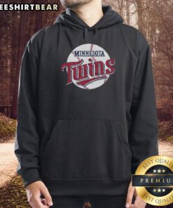 Official Minnesota Twins 87 Hoodie featuring team logo and vibrant colors, perfect for fans and casual wear.