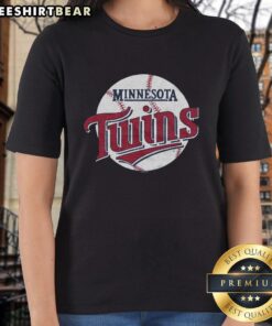 Official Minnesota Twins '87 Ladies Tee showcasing vintage design and team spirit for passionate fans and stylish wear.