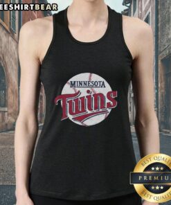 Official Minnesota Twins 87 tank top featuring vibrant team colors and logo, perfect for game day or casual wear.