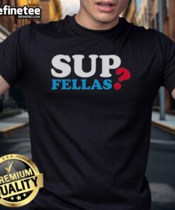 Official Mintzy Sup Fellas T-Shirt featuring bold graphics and vibrant colors, perfect for casual wear.