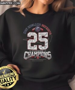 Alt Text: Official New England Patriots AFC East Division Champions sweatshirt featuring team logo and signature design.