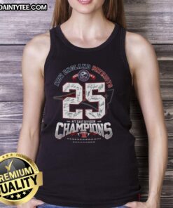 Official New England Patriots AFC East Division Champions signature tank top for fans celebrating team pride and victory.