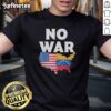 Alt Text: Official No War Flag Venezuela And America T-Shirt featuring a vibrant design promoting peace and unity between nations.