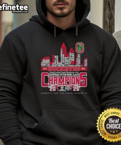 Ohio State Buckeyes hoodie featuring College Football Playoff and Goodyear Cotton Bowl Classic design.