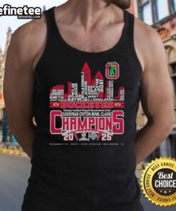 Ohio State Buckeyes tank top featuring College Football Playoff Cotton Bowl Classic design for fans and supporters.