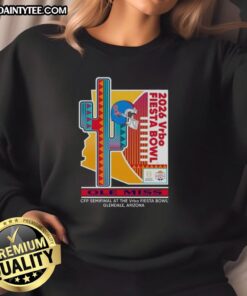 Official Ole Miss Rebels 2026 CFP Semifinal VRBO Fiesta Bowl sweatshirt showcasing team spirit and game day style.
