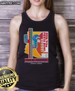 Official Ole Miss Rebels 2026 CFP Semifinal VRBO Fiesta Bowl tank top featuring team logo and vibrant colors.