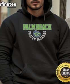 Official Palm Beach Frozen Iguanas Hoodie featuring a vibrant design and comfortable fit for iguana lovers.