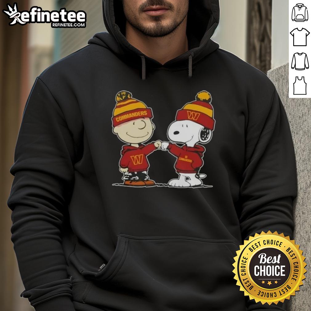 official-peanuts-charlie-brown-fist-bump-snoopy-x-washington-commanders-football-hoodie Official Peanuts Charlie Brown fist bump with Snoopy on Washington Commanders football hoodie, perfect for fans.