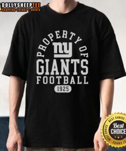 Official New York Giants Football T-Shirt, established 1925, featuring team logo and classic design for fans.