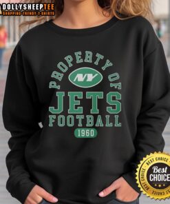 Official New York Jets sweatshirt, established 1960, featuring team logo and vintage design, perfect for fans.