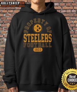 Official Pittsburgh Steelers Hoodie since 1933, showcasing team logo and stylish design for football fans.