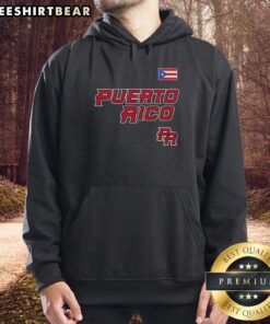 Official Puerto Rico World Baseball 2026 hoodie in vibrant colors, showcasing team pride and sportswear style.