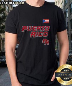 Official Puerto Rico World Baseball 2026 T-Shirt featuring vibrant colors and team logo, perfect for fans and collectors.