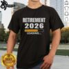 Official Retirement 2026 Loading T-Shirt featuring a fun graphic design celebrating upcoming retirement plans.
