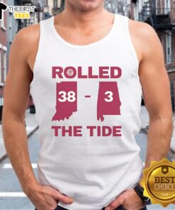 Official Rolled The Tide 383 Alabama Football Victory Tank Top showcasing team spirit and winning pride.