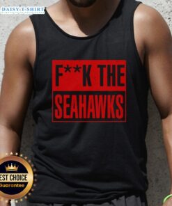 Official San Francisco 49ers tank top featuring 'F* the Seattle Seahawks' design, perfect for fans and game day.