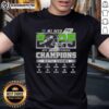 Official Seattle Seahawks NFC West Division Champions 1 Seed T-Shirt showcasing team logo and championship design.