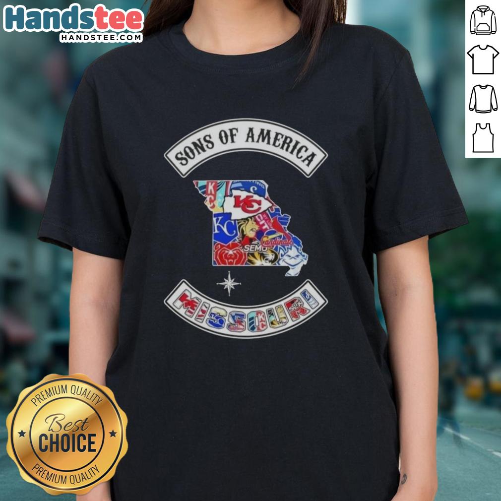 official-son-of-america-missouri-map-sports-logos-combine-ladies-tee Alt Text: Official Son of America Missouri map with sports logos on a ladies tee, perfect for sports fans and Missouri pride.