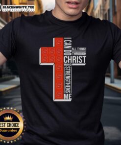Alt Text: Syracuse Orange Womens Basketball 'I Can Do All Things Through Christ' T-Shirt, featuring vibrant team colors and logo.