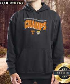 Alt Text: Official Tennessee Volunteers Football 2025 Liberty Mutual Music City Bowl Champions Hoodie in vibrant orange.
