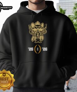 Official Texas Tech Red Raiders Football hoodie for College Football Playoff 2025-26, featuring team logo and colors.