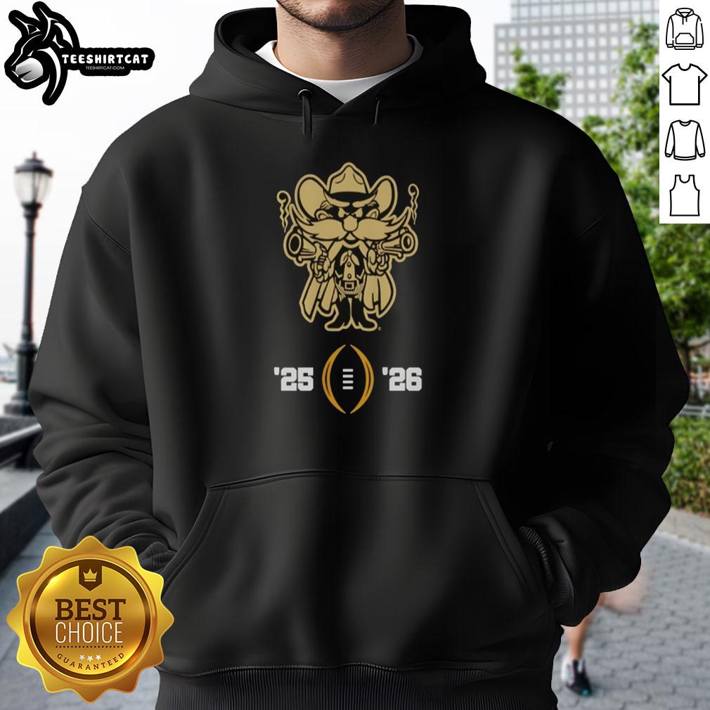 official-texas-tech-red-raiders-football-college-football-playoff-2025-26-hoodie Official Texas Tech Red Raiders Football hoodie for College Football Playoff 2025-26, featuring team logo and colors.