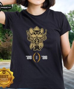 Official Texas Tech Red Raiders Football tee for women, perfect for college football playoff 2025-26 season.