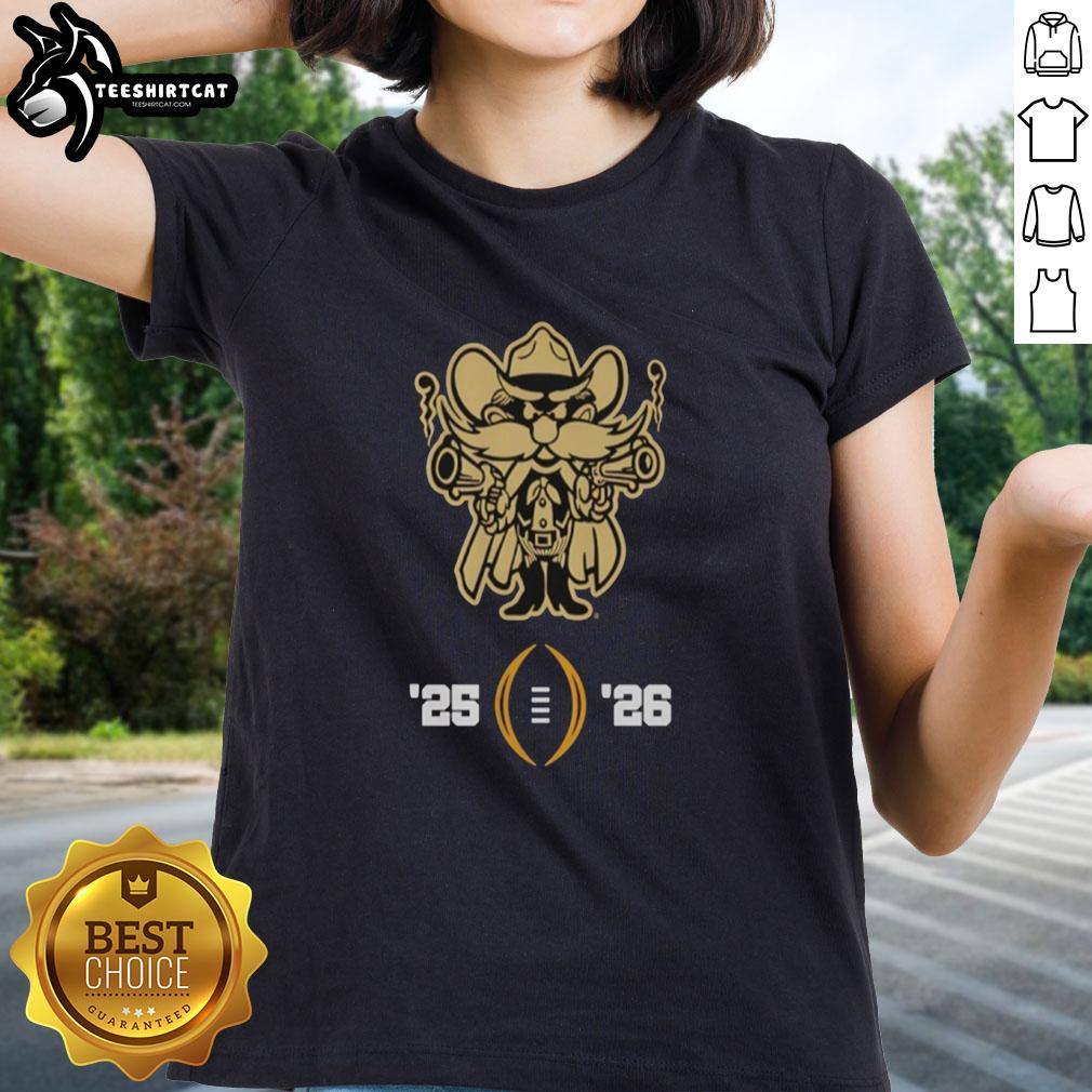official-texas-tech-red-raiders-football-college-football-playoff-2025-26-ladies-tee Official Texas Tech Red Raiders Football tee for women, perfect for college football playoff 2025-26 season.