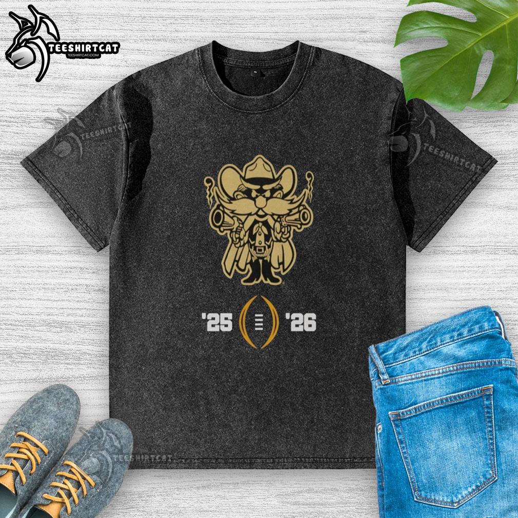 official-texas-tech-red-raiders-football-college-football-playoff-2025-26-washed-t-shirt Official Texas Tech Red Raiders Football 2025-26 College Football Playoff washed t-shirt in red, showcasing team pride.