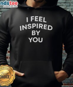 Alt Text: Official The Valley Persian Style Golnesa Gharachedaghi hoodie with 'I Feel Inspired By You' design.