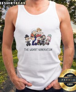 Official The Worst Generation Tank Top featuring vibrant graphics and a stylish design for anime fans.