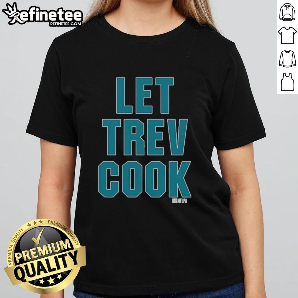 official-trevor-lawrence-let-trev-cook-jacksonville-jaguars-ladies-tee Official Trevor Lawrence Let Trev Cook Jacksonville Jaguars Ladies Tee featuring stylish design and team colors.