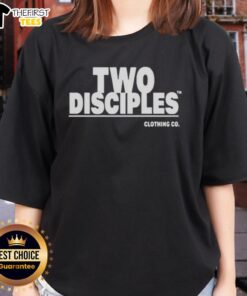 Official Two Disciples Ladies Tee featuring a stylish design, perfect for fans of the Two Disciples brand.