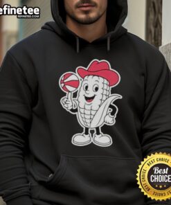 Alt Text: Official Two Seam Corny Hoops Hoodie featuring a stylish design and comfortable fit for basketball enthusiasts.