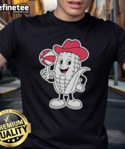 Official Two Seam Corny Hoops T-Shirt featuring a stylish design perfect for basketball fans and casual wear.