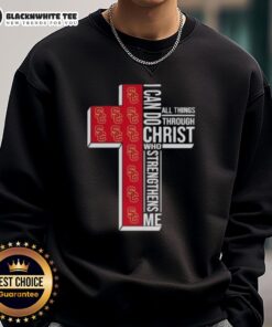 USC Trojans women's basketball sweatshirt featuring 'I Can Do All Things Through Christ Who Strengthens Me' design.