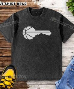 Official Utah Jazz Basketball Key Logo Washed T-Shirt featuring team colors and logo for fans and collectors.